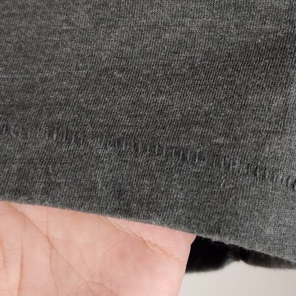 Prana Men's Heather Gray Soft Stretchy Short Sleeve Polo Shirt Single Stitch M - Picture 7 of 9